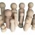 MEIERLE & Söhne 14 Familie Männchen Figuren Holzfiguren Spielfiguren zum Bemalen Basteln Holz Puppen Krippenfiguren Spielfiguren Mann Frau Junge Mädchen Kinder - 1