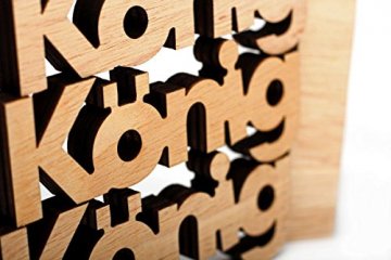 Moderne Weihnachtskrippe 11 Teilig - Holz 