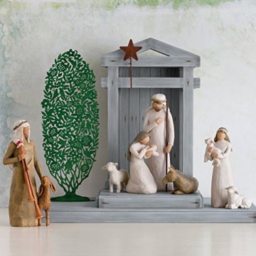 Willow Tree 26005 Figur Weihnachtsartikel Heilige Familie, Holz, Natur, 5,1 x 7,6 x 24,1 cm - 5