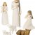 Willow Tree 26005 Figur Weihnachtsartikel Heilige Familie, Holz, Natur, 5,1 x 7,6 x 24,1 cm - 1