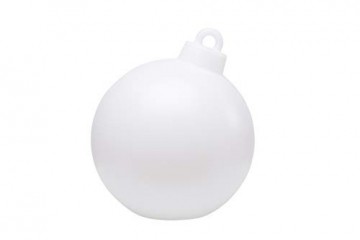 8 seasons design | Leuchtende Christbaumkugel Shining Christmas Ball (E27, Ø 33 cm, UV- & witterungsbeständig, IP44, Innen- und Außenleuchte Weihnachten) weiß - 4