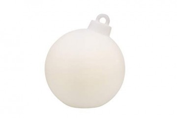 8 seasons design | Leuchtende Christbaumkugel Shining Christmas Ball (E27, Ø 33 cm, UV- & witterungsbeständig, IP44, Innen- und Außenleuchte Weihnachten) weiß - 1