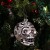 com-four® Weihnachtsbaumschmuck Totenschädel - Weihnachtsanhänger für den Christbaum - Weihnachtsbaum Deko aus Glas - Dia De Los Muertos (01 Stück - weiß/weiße Augen) - 2