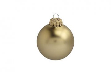 KREBS & SOHN Heitmann Deco 12er Set Glas Christbaumkugeln-Weihnachtsbaum Deko zum Aufhängen-Weihnachtskugeln 8 cm-Braun Silber, Gold, (8cm Ø Durchmesser) - 5