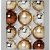 KREBS & SOHN Heitmann Deco 12er Set Glas Christbaumkugeln-Weihnachtsbaum Deko zum Aufhängen-Weihnachtskugeln 8 cm-Braun Silber, Gold, (8cm Ø Durchmesser) - 1