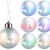 Lunartec LED Weihnachtskugel: Christbaumkugeln mit Farbwechsel-LEDs, Ø 8cm, 4er-Set (LED Weihnachtskugeln kabellos) - 3