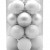 Magic Weihnachtskugeln Glas 6cm, 20 STK. Christbaumkugeln, Farbe: Just White-Mix (weiß) - 1