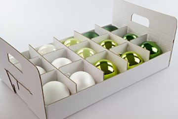 Quality-Collection Top-Box Compact - Aufbewahrungsbox für Christbaumkugeln - 2
