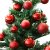 Wohaga® 70 Stück Weihnachtskugeln inkl. Transportbox Christbaumkugeln Baumschmuck Weihnachtsbaumschmuck Baumkugeln-Set, Farbe:Rot - 3