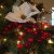 Youseexmas Weihnachtskugel Christbaumkugeln Glaskugel Hängend ,Durchmesser 10cm 4stk (MEHRWEG) - 2