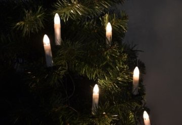 30er LED Lichterkette Weihnachtsbaumbeleuchtung für Innen Christbaumkerzen XMAS - 3