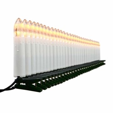30er LED Lichterkette Weihnachtsbaumbeleuchtung für Innen Christbaumkerzen XMAS - 1