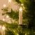50er LED Weihnachtsbaum Lichterkette Kerzenlichterkette Creme Innen - 1
