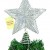 8"Federnd Stern mit weißer LED Lights - Christmas Tree Top Star/Weihnachtsdekoration - 1