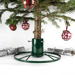 Bosmere G481 Moderne Christbaumständer 4 Zoll, grün glitzern - 1