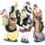 Britesta Krippenfiguren: 11-teiliges Weihnachtskrippen-Figuren-Set aus Porzellan, handbemalt (Krippefiguren) - 1