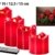 Britesta Tannenkranz: Adventskranz, rot, 4 rote LED-Kerzen mit bewegter Flamme (Weihnachtskranz) - 3