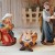 BTV Große Premium Krippenfiguren 12 -TLG. Set, hochwertige Ausführung und feine Mimik, handbemalt - Premium Figuren für große Holz Weihnachtskrippe Zubehör - 2