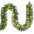 Casaria Weihnachtsgirlande I 10m I 200 LED's I In & Outdoor I Tannengirlande Tannenzweiggirlande Weihnachtsdeko - 1