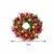 Cratone Türkranz Wandkranz Deko Kranz Tulpe handgefertigte Kunstblumendeko für Zuhause Parties Weihnachten Türen Hochzeiten Dekor (Rot) - 3