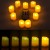 Criacr 9er Led Kerzen mit Fernbedienung, Flammenlose Kerzen mit Timerfunktion, elektrische teelichter, 3 Modi, Batteriebetriebene Kerzen für Weihnachtsdeko, Hochzeit, Geburtstags Party ( Warmweiß ) - 3