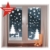 das-label Wiederverwendbare winterliche Fensterbilder weiß Winterwald mit Sterne Weihnachten Fensterdeko ohne transparenten Hintergrund (Winterwald) - 1