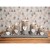 dszapaci Teelichthalter-Set auf Holz-Tablett Weihnachten Tischdekoration Weihnachtsdekoration innen Tischdeko Landhausstil Wohnzimmer-Tisch (Nr.1) - 1