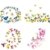 Foonii® 72 PCS 3D Schmetterlinge Wanddeko Aufkleber Abziehbilder,schlagfestem Kunststoff Schmetterling Dekorationen, Wand-Dekor (12 Blau, 12 Farbe, 12 Grün, 12 Gelb, 12 Rosa, 12 Rot) - 4