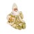 Happyyami Weihnachtsmann-Puppe-Weihnachten Ornament Dekoration Weihnachten Tisch Weihnachtsmann-Figur sitzt (golden) - 1