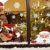 heekpek Netter Weihnachtsmann Weihnachten selbstklebend Fensterdeko Weihnachtsdeko Sterne Weihnachts Rentier Aufkleber Schneeflocken Aufkleber Winter Dekoration Weihnachtsdeko Weihnachten Removable - 1
