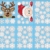 Heekpek Schneeflocken Fensterdeko Fensterbilder für Weihnachten Winter Dekoration Türen Schaufenster Vitrinen Glasfronten Schneeflocke Fensteraufkleber Spähen des Weihnachtsmanns Weihnachtselche - 2