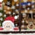 Heekpek Schneeflocken Fensterdeko Fensterbilder für Weihnachten Winter Dekoration Türen Schaufenster Vitrinen Glasfronten Schneeflocke Fensteraufkleber Spähen des Weihnachtsmanns Weihnachtselche - 1