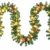HI Tannengirlande aussen 5m - Grüne Girlande mit Lichterkette (80x LED), 5 Meter Girlande mit Licht und Kugeln als Weihnachtsdeko aussen - 1