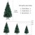 Homfa 195cm Künstlicher Weihnachtsbaum Tannenbaum Christbaum Weihnachten Dekoration mit Tannenzapfen und rote Beere Deko Grün 195x75x85cm - 4