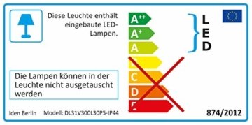 Idena 30441 - LED Lichterkette mit 300 LED in warm weiß, mit 8 Stunden Timer Funktion, Innen und Außenbereich, für Partys, Weihnachten, Deko, Hochzeit, als Stimmungslicht, ca. 37,9 m - 7