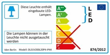 Idena 8325066 - LED Lichterkette mit 200 LED in warm weiß, mit 8 Stunden Timer Funktion, Innen und Außenbereich, für Partys, Weihnachten, Deko, Hochzeit, als Stimmungslicht, ca. 27,9 m - 6