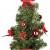 Idena 8582154 - Deko Tannenbaum mit 10 LED warm weiß, mit 6 Stunden Timer Funktion, Batterie betrieben, für Weihnachten, Advent, als Stimmungslicht, Christbaum, ca. 35 cm - 2