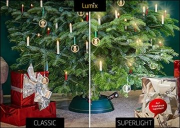 KRINNER Lumix Elfenbein LUMIX Superlight, kabellose Power LED Christbaumkerzen 10er Basis-Set (In-& Outdoor IP44), ABS Kunststoff, 1.7 x 1.7 x 12.5 cm - 2