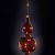 KRINNER Lumix LUMIX Tree Topper, kabellose, mundgeblasene Power LED Christbaumspitze, Rot, Glas, 0.014 W, 28 - 1