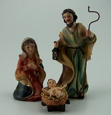 Krippe, Johanneskrippe, 12tlg, Höhe 10cm, handbemalen - 3