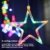LED Lichterkette Star vorhang lichterkette,Innen- und Außen Deko Glühbirne,2.5m 138LEDs String Lichter Lights für Weihnachten Hochzeit Party Weihnachtsbaum Haushalt Garten weihnachten deko (Farbe) - 4
