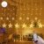 LED Lichtervorhang 12 Sterne Weihnachtsbeleuchtung - Avoalre 108 LEDs Sternenvorhang Fernbedienung mit Timer + 8 Leuchtmodi + 4 Dimmung IP44 wasserdicht Weihnachtsdeko für Fenster Balkon Innen Außen - 1