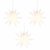 LED-Stern, batteriebetrieben, Ø12cm | Timer-Funktion: 6 Stunden AN | 18 Stunden AUS | Kabellänge: 1,5m | mit 18 Strahlen & 2 LED-Lichtern in Warmweiß | Fenster-Deko zu Weihnachten (Weiß | 3 Stück) - 1