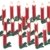 Lunartec Baumkerzen: 30er-Set LED-Weihnachtsbaum-Kerzen mit IR-Fernbedienung, rot (Kabellose Christbaumkerzen) - 1