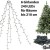Lunartec Überwurflichterkette: Weihnachtsbaum-Überwurf-Lichterkette mit 6 Girlanden & 240 LEDs, IP44 (Baum Lichterkette mit Ring) - 3