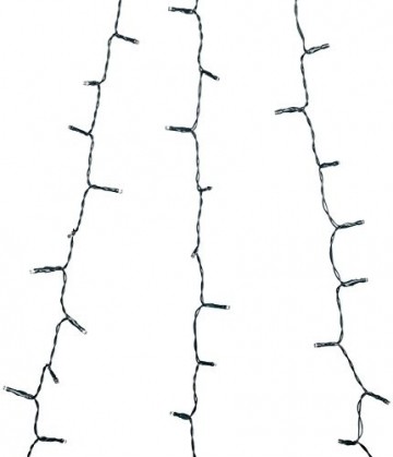 Lunartec Überwurflichterkette: Weihnachtsbaum-Überwurf-Lichterkette mit 6 Girlanden & 240 LEDs, IP44 (Baum Lichterkette mit Ring) - 4