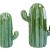 meindekoartikel Deko-Figur Kaktus aus Keramik - Grün (B14xT8xH18cm) - 2