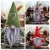 Non-Woven-Hut mit Herz Handmade Gnome Santa Weihnachtsfiguren Ornament Holiday Table Decor Festliche Gegenwart Balight - 2