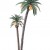 Palme 2-fach ca. 12 u.18 cm - 1