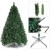 SALCAR Weihnachtsbaum künstlich 210 cm mit 868 Spitzen, Tannenbaum künstlich regenschirmsystem inkl. Christbaum-Ständer, Weihnachtsdeko - grün 2,1 m - 2